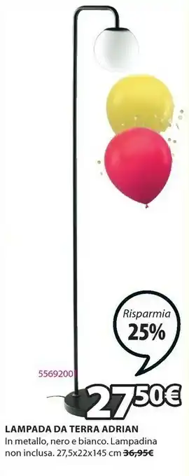 JYSK Lampada Da Terra Adrian offerta