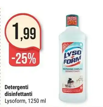 Supermercati Gulliver Lysoform Detergenti Disinfettanti offerta