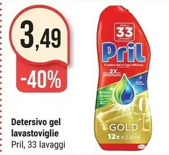 Supermercati Gulliver Pril Detersivo Gel Lavastoviglie offerta