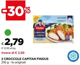 2 CROCCOLE CAPITAN FINDUS 216 g - le originali