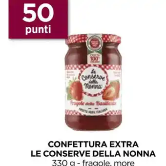 Unicoop CONFETTURA EXTRA LE CONSERVE DELLA NONNA 330 g - fragole, more offerta