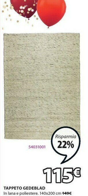 JYSK Tappeto Gedeblad offerta