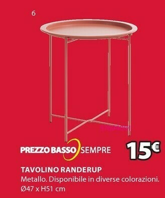 JYSK Tavolino Randerup offerta
