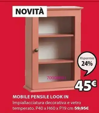 JYSK Mobile Pensile Look In offerta
