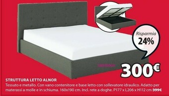 JYSK Struttura Letto Alnor offerta
