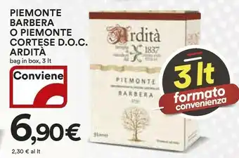 Coop Barbera Snack offerta