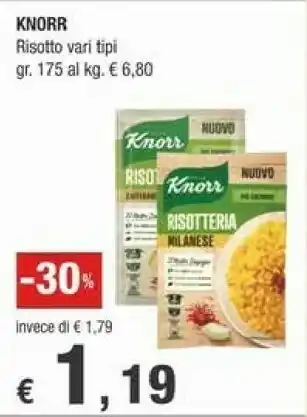 Crai Knorr Risotto offerta