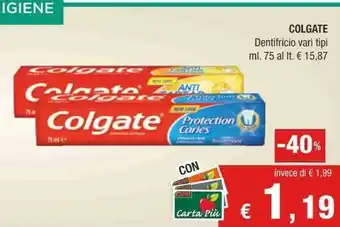 Crai Palmolive Colgate Dentifricio Protection Caries offerta