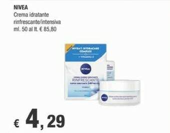 Crai Nivea Crema Idratante Rinfrescante offerta