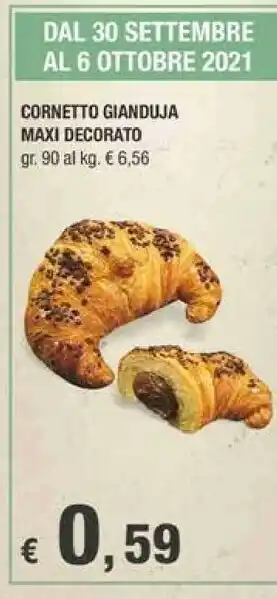 Crai Crai Cornetto Gianduja Maxi Decorato offerta