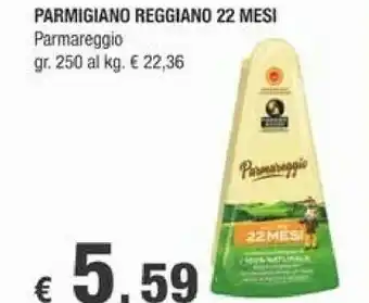 Crai Parmareggio Parmigiano Reggiano 22 Mesi 250 G(ml) offerta