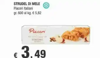 Crai Piaceri Italiani Strudel Di Mele 600 G offerta