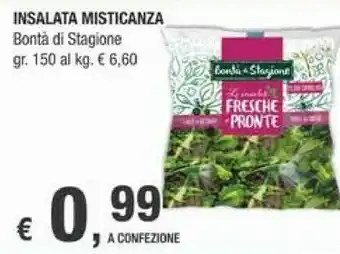 Crai Bonta Di Stagione Insalata Misticanza offerta