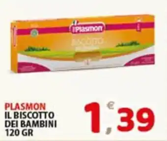 Premium Supermercati PLASMON IL BISCOTTO DEI BAMBINI 120 GR offerta