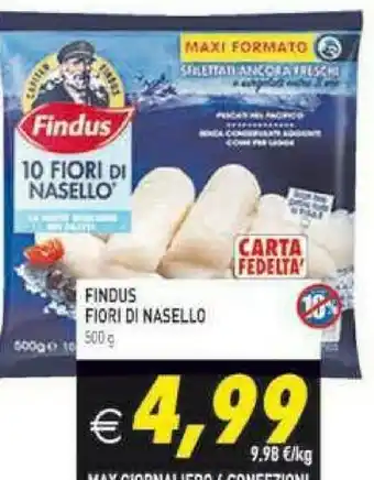 Supermercati Agorà Findus Nasello offerta