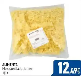 C+C Italmarket ALIMENTA Mozzarella Julienne kg 2 offerta
