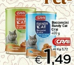 Crai Cibo per gatti offerta