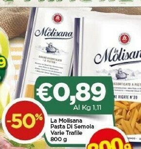 Crai La Molisana Pasta di semola offerta