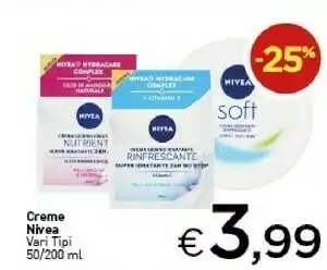 Crai Nivea Crema viso offerta
