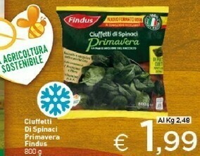 Crai Findus Spinaci offerta