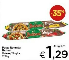 Crai Buitoni Pasta sfoglia offerta