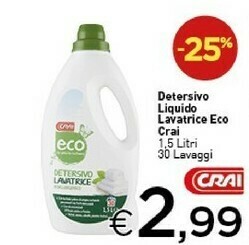 Crai Detersivo lavatrice offerta