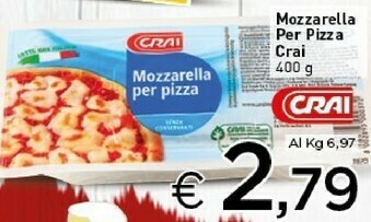 Crai Mozzarella offerta