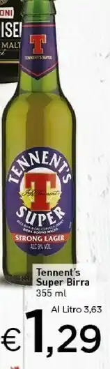 Crai Tennent's Birra offerta