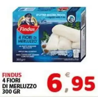 Premium Supermercati FINDUS 4 FIORI DI MERLUZZO 300 GR offerta
