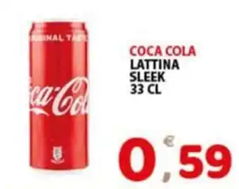 Premium Supermercati COCA COLA LATTINA SLEEK 33 CL offerta