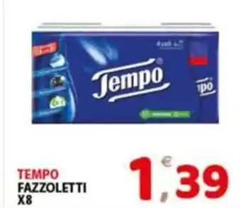 Premium Supermercati TEMPO FAZZOLETTI X8 offerta