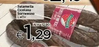 Crai Sorrentino Salame offerta