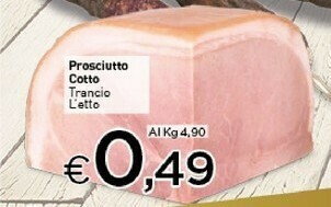 Crai Prosciutto cotto offerta