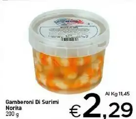 Crai Norita Gamberi offerta