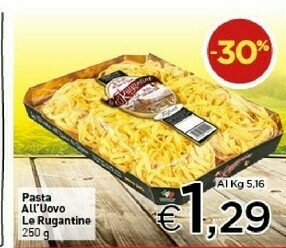 Crai Pasta all'uovo offerta