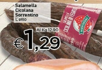 Crai Sorrentino Salame offerta