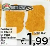 Crai Aia Cotolette Di Filetto Di Pollo Sottilissime offerta