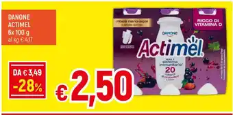 Galassia DANONE ACTIMEL 6x 100 g offerta