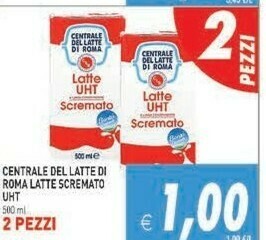 Gros Latte parzialmente scremato offerta