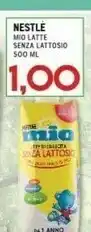 Gran Risparmio Nestlè Mio Latte Senza Lattosio offerta