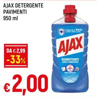 Galassia AJAX DETERGENTE PAVIMENTI 950 ml offerta