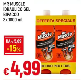 Galassia MR MUSCLE IDRAULICO GEL BIPACCO 2x 1000 ml offerta