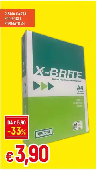 Galassia RISMA CARTA 500 FOGLI FORMATO A4 offerta