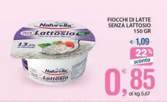Qui Discount FIOCCHI DI LATTE SENZA LATTOSIO 150 GR offerta