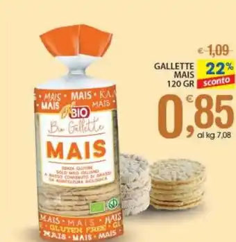 Qui Discount GALLETTE MAIS 120 GR offerta
