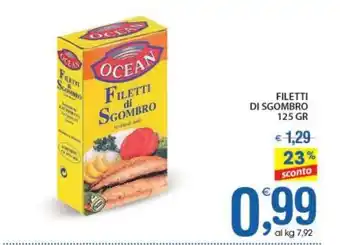 Qui Discount FILETTI DI SGOMBRO 125 GR offerta