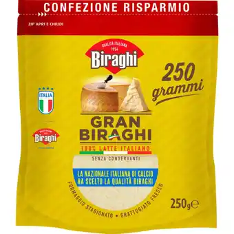 Qui Discount Grattugiato granbiraghi sacchetto 250 gr offerta