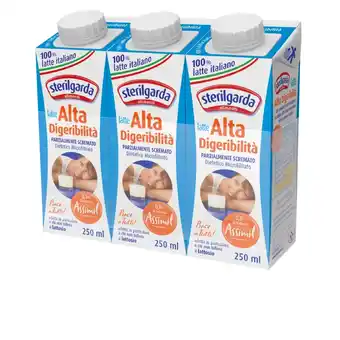 Qui Discount Latte microfiltrato alta digeribilità 250 ml x 3 offerta