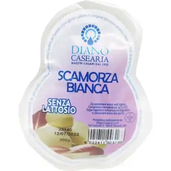 Scamorza bianca senza lattosio 200 gr