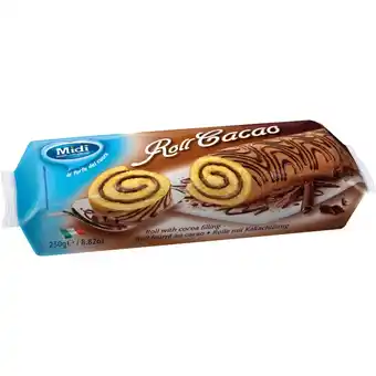 Qui Discount Tronchetto pan di spagna nocciola/cacao 250 gr offerta